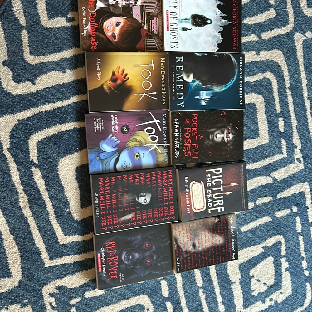 Collection of kids horror books soft cover